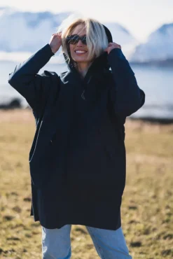 Aalesund Poncho Dark Navy