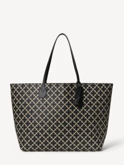 Abi Printed Tote Bag Black