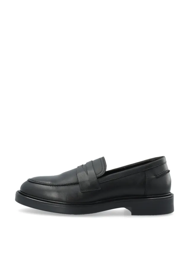 Adda Penny Loafer Smooth Leather Black