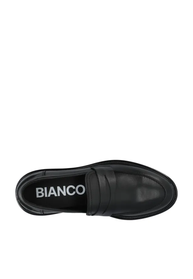 Adda Penny Loafer Smooth Leather Black