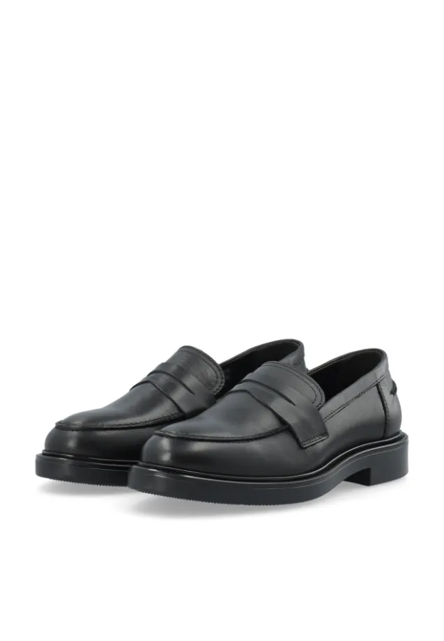 Adda Penny Loafer Smooth Leather Black