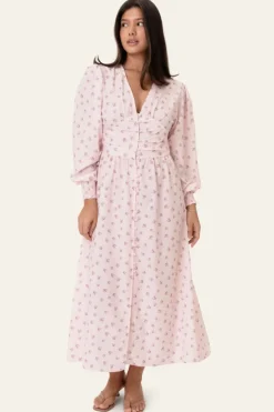 Adelic Long Dress Pink