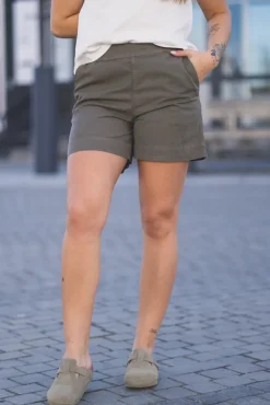 Agnes Shorts 829 Smokey Olive