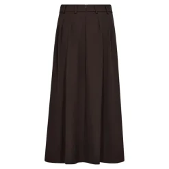 Alini Anya Pleat Skirt Dark Brown