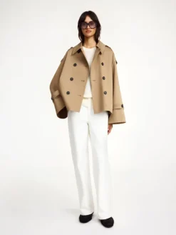 Alisandra Trench Jacket Fosil