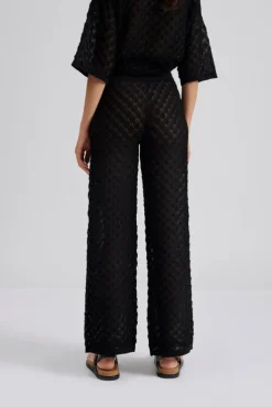 Alissa Knitted Pants Black