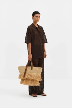 Alissa Knitted Pants Chocolate