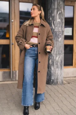 Alma Coat 14895 Camel
