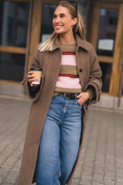Alma Coat 14895 Camel