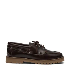 Alvina Leather Dark Brown