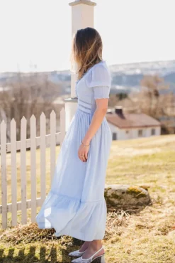 Alvina S Voile Dress Light Blue