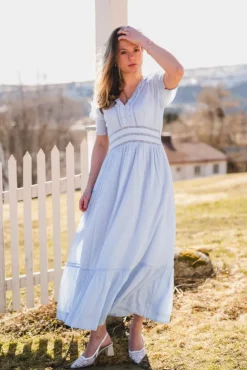 Alvina S Voile Dress Light Blue
