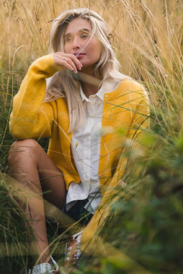 Amalie Cardigan Mimosa
