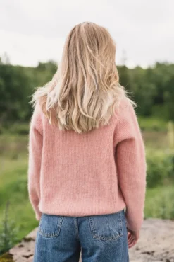 Amalie Cardigan Misty Rose
