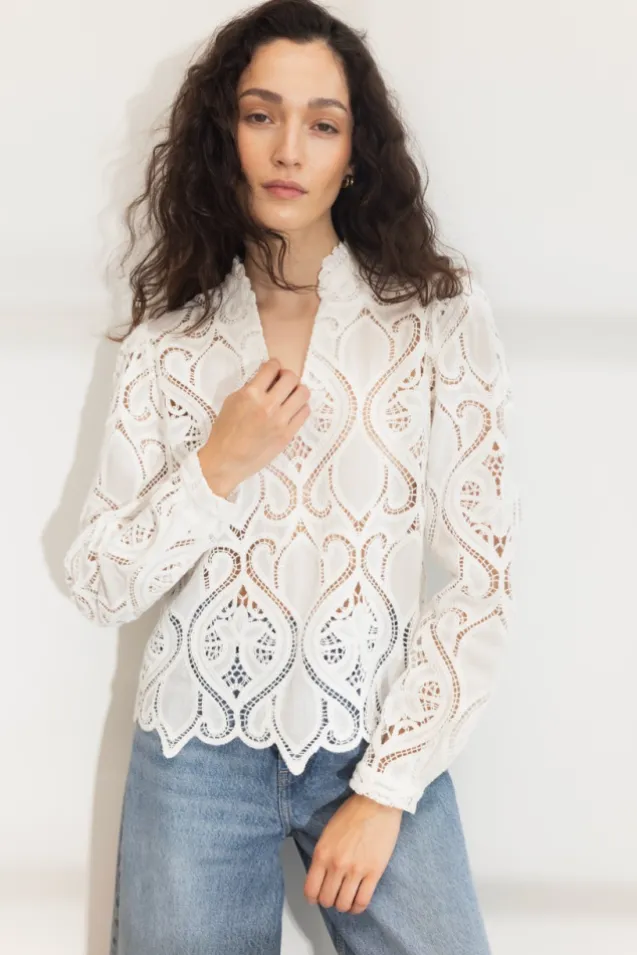 Amelia Blouse White