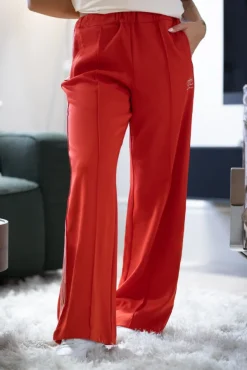 Amira Crease Pant Red