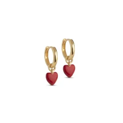 Amore Hoops Red