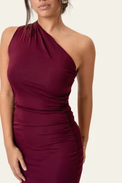 Andreaic Maxi Dress Bordeaux