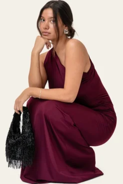 Andreaic Maxi Dress Bordeaux