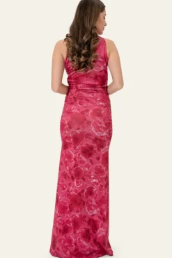 Andreaic Maxi Dress Soft Rose Print