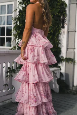 Angeline Maxi Dress Blush Bloom