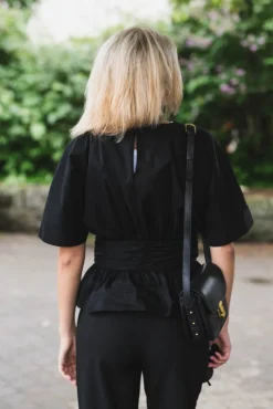 Annegret Poplin Blouse Black