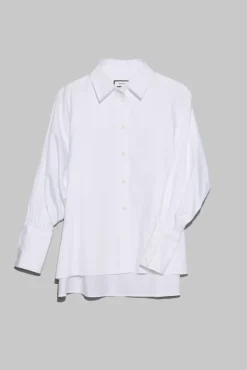Anne Solid Shirt White