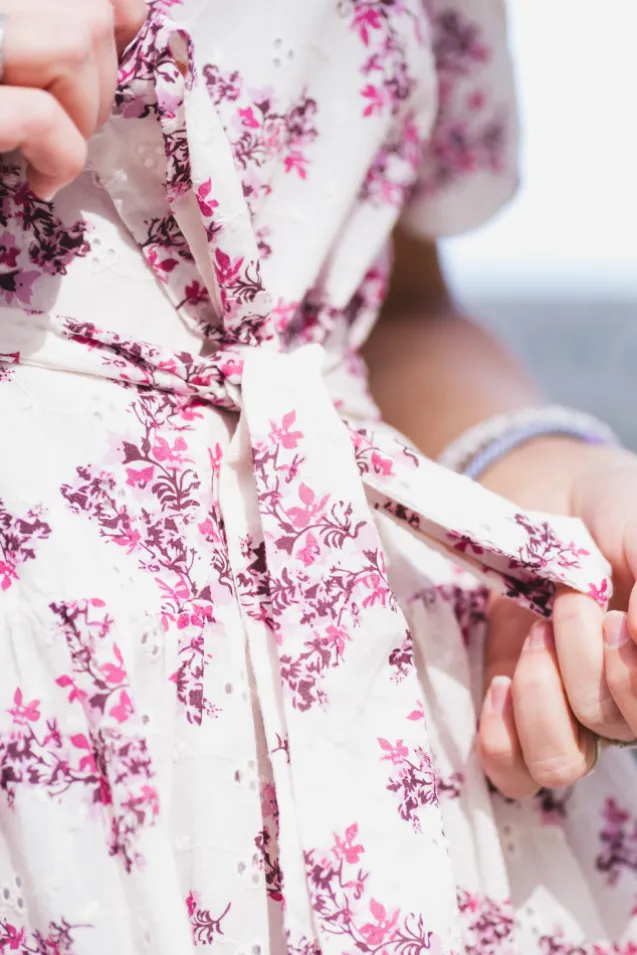 Annitas Starling Flower Dress Fuchsia