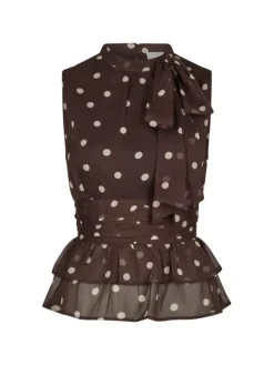 Ansol Big Dot Top Brown