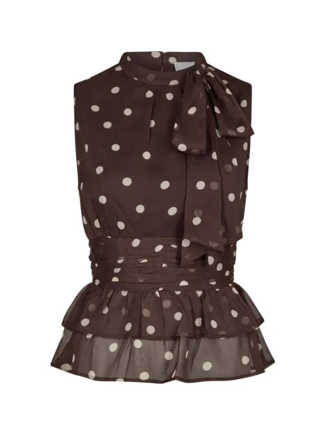 Ansol Big Dot Top Brown