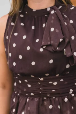 Ansol Big Dot Top Brown