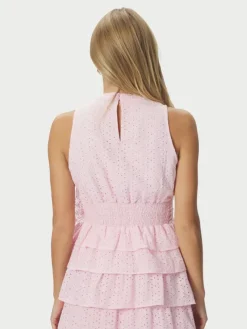 Ansol Emb Top Light Pink