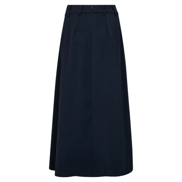 Anya Pleat Skirt Navy