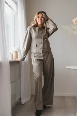 Aranti Structure Curve Jacket Warm Grey