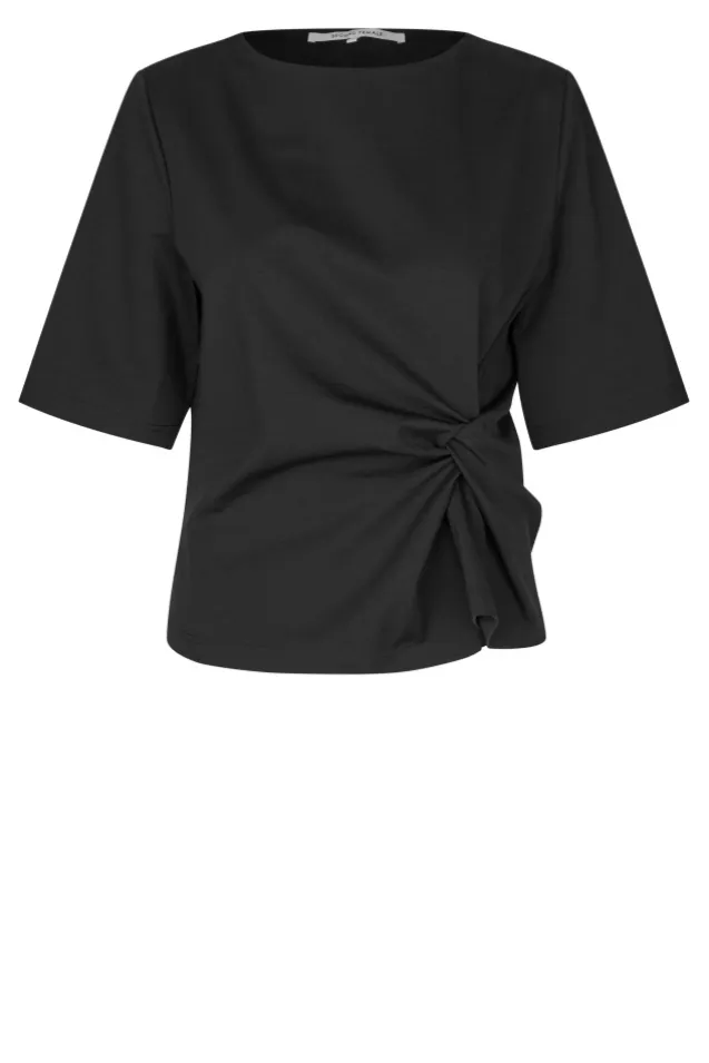 Arkai Drape Tee Black