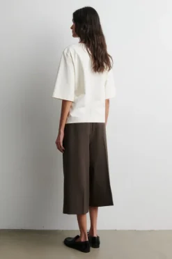 Arkai Drape Tee Eggnog