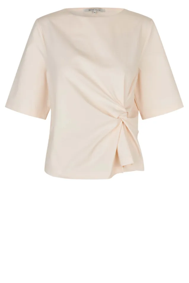 Arkai Drape Tee Eggnog