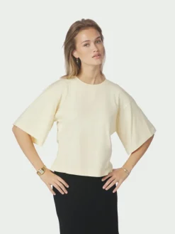 Asha Boxy Tee Butter Yellow