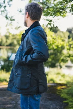 Ashby Wax Jacket Navy