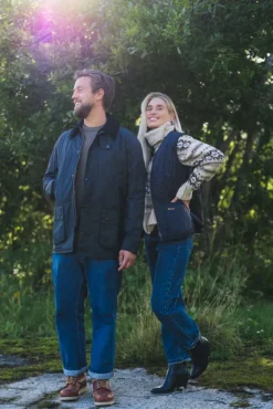 Ashby Wax Jacket Navy