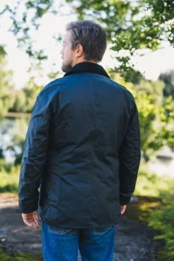Ashby Wax Jacket Navy