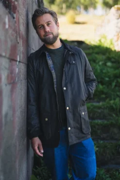 Ashby Wax Jacket Olive