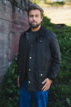 Ashby Wax Jacket Olive