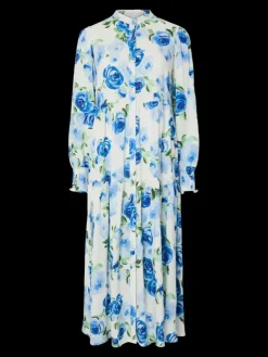 Asina LS Long Shirt Dress Star White Emula