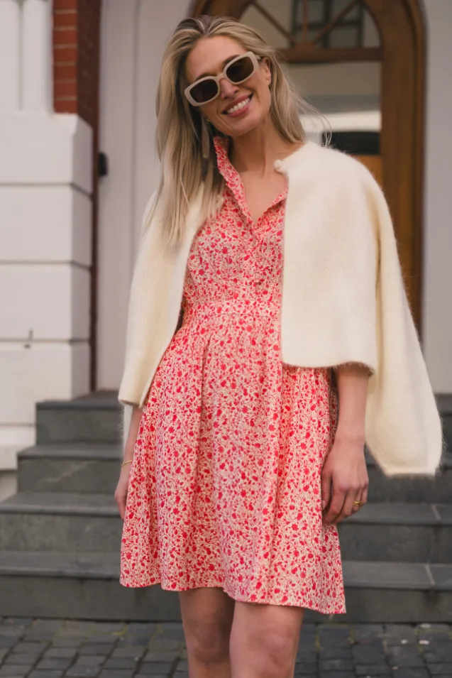 Astrid 2/4 Dress Cayenne Flower