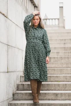 Astrid Midi Dress Eden Flower