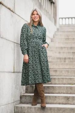 Astrid Midi Dress Eden Flower