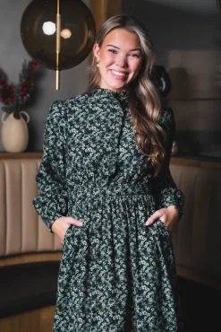 Astrid Midi Dress Eden Flower