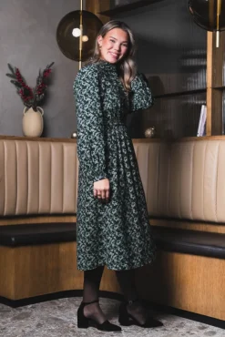Astrid Midi Dress Eden Flower