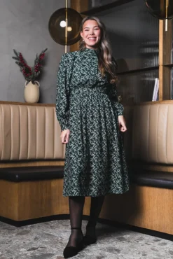 Astrid Midi Dress Eden Flower